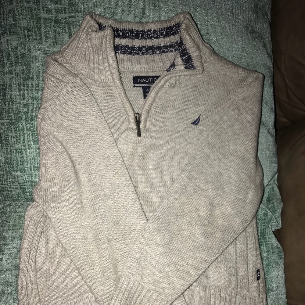 Nautica toddler half zipped sweater